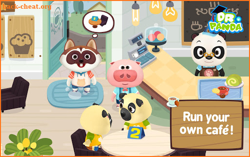 Dr. Panda Café screenshot