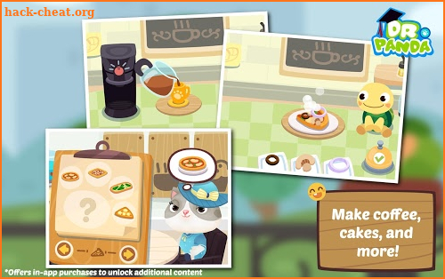Dr. Panda Café Freemium screenshot
