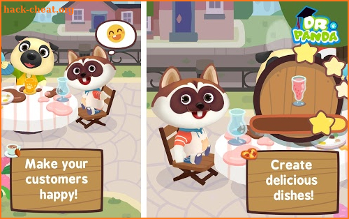 Dr. Panda Café Freemium screenshot