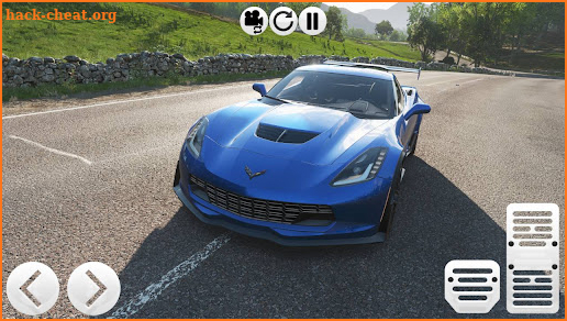 Drag Corvette Racing Simulator screenshot