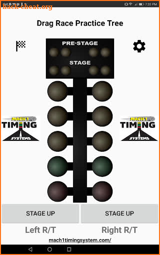 Drag Race Tree - Mach1 Timing System screenshot