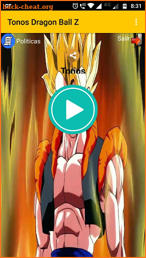 Dragon Ball Android ringtones screenshot
