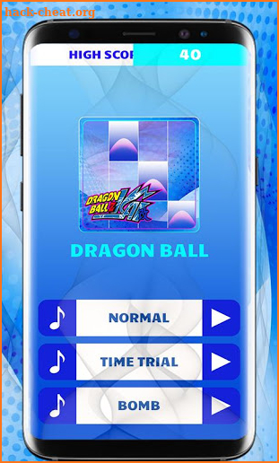 DRAGON BALL piano tile new game screenshot