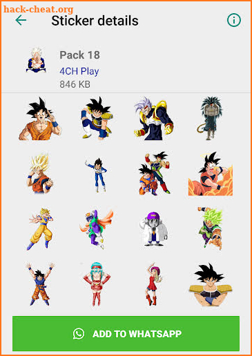 Dragon Ball Stickers (2019) - WAStickerApps screenshot