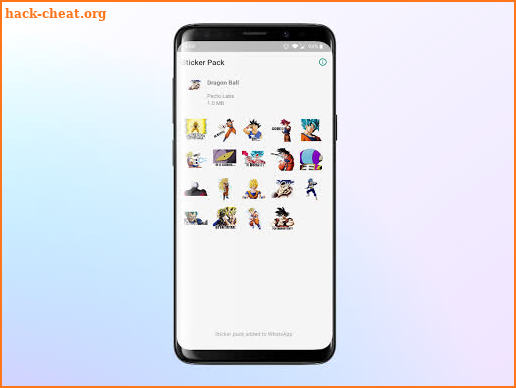 Dragon Ball Stickers for WhatsApp (2019) screenshot
