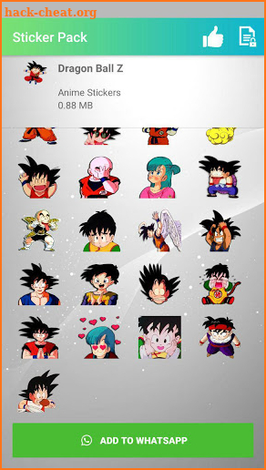 Dragon Ball Stickers WAstickerApps screenshot