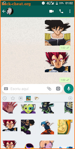 Dragon - Ball Super: BROLY (Stickers for WhatsApp) screenshot