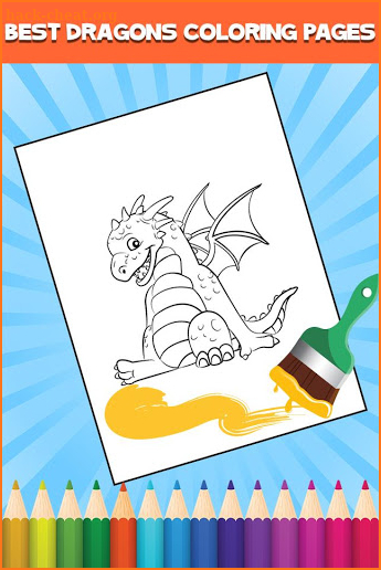 Dragon Coloring Book - Fun Painting screenshot