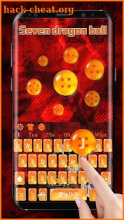 Dragon crystal ball lava keyboard theme screenshot