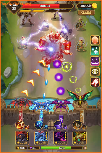 Dragon defender: Epic dragon war screenshot