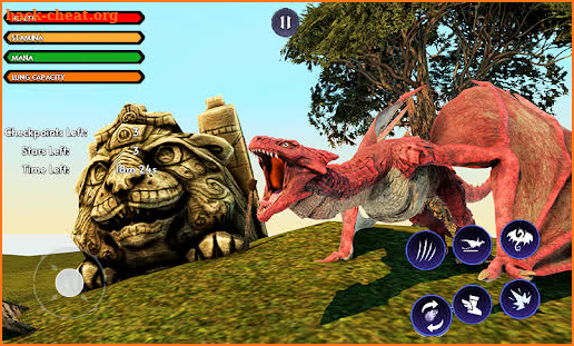 Dragon flying simulator screenshot