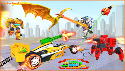 Dragon Lion Robot Formula Car screenshot