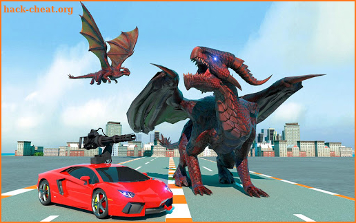 Dragon Robot Car Transform Simulator screenshot