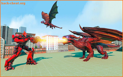 Dragon Robot Car Transform Simulator screenshot
