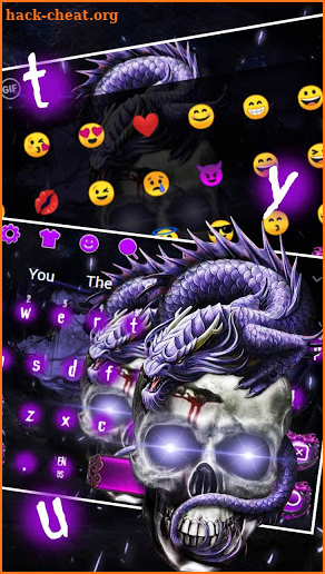 Dragon Skull Keyboard Theme screenshot