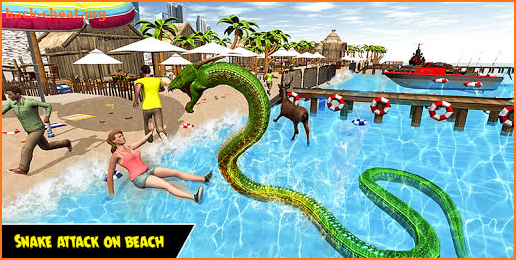 Dragon Snake Beach & City Attack Simulator 2019 screenshot