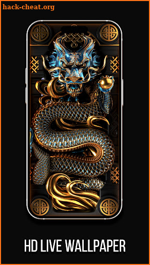 Dragon Snake Wallpaper 3D 4K screenshot