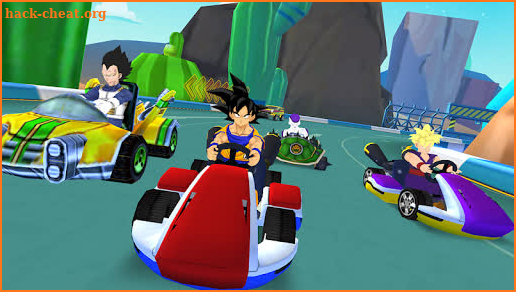 Dragon Z Rush: 3D Kart Racing screenshot