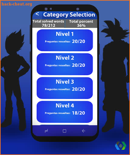 Dragonball Shadow Quiz screenshot