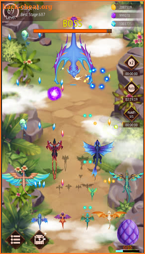 DragonFly: Idle games - Merge Dragons & Shooting screenshot