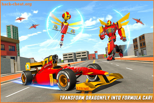 Dragonfly Robot Transforming Games: Robot Car Game screenshot