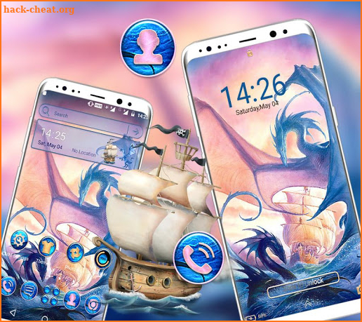 Dragons Fantasy Launcher Theme screenshot