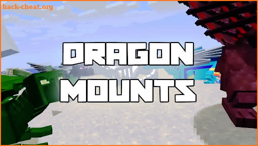 Dragons mounts mod for MCPE screenshot