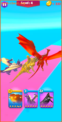 Dragons transform Run Race 3D screenshot