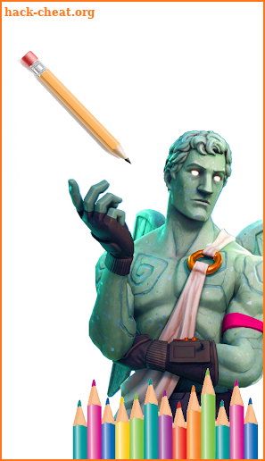 Draw and coloring book for fortnite screenshot