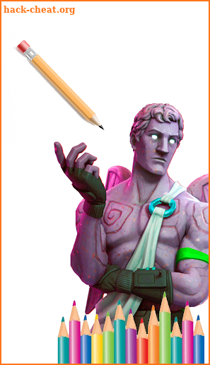 Draw and coloring book for fortnite screenshot