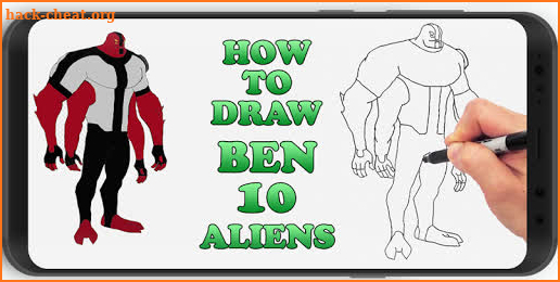 Draw Ben 10 Aliens step by step screenshot
