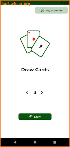 Draw Cards screenshot