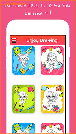 Draw Cute Surprise Dolls screenshot