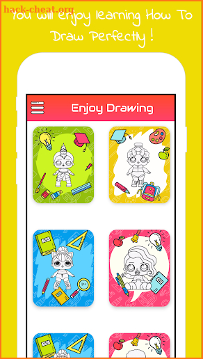 Draw Cute Surprise Dolls screenshot
