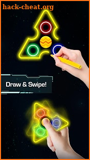 Draw Finger Spinner screenshot