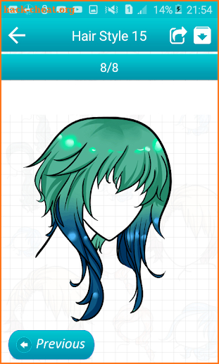 Draw Hair Styles screenshot
