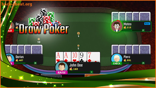 Draw Poker Online screenshot