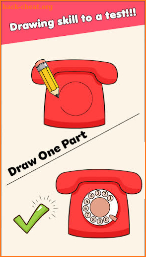 Draw Puzzle - Draw one part screenshot