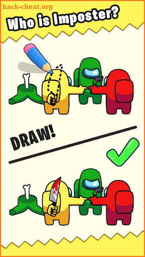 Draw Puzzle Imposter: Draw one part & Brain Teaser screenshot