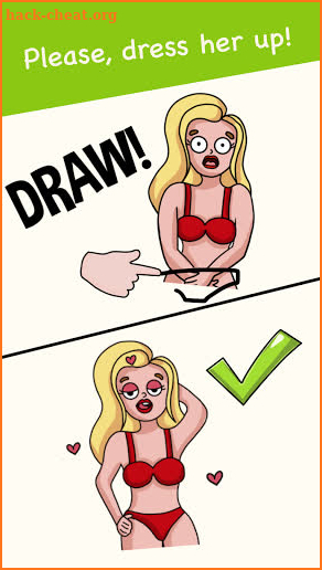 Draw the part : Funny puzzle screenshot