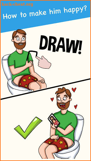 Draw the part : Funny puzzle screenshot