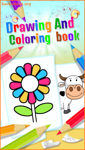Drawing and Coloring Book Game screenshot