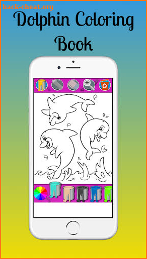 Drawing Coloring Dolphin screenshot