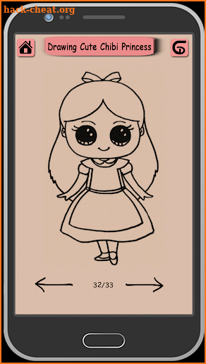 Drawing Cute Chibi Princess screenshot