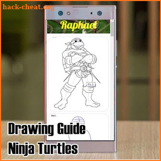 Drawing Guide Ninja Turtles screenshot