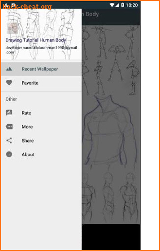 Drawing Tutorial Human Body screenshot