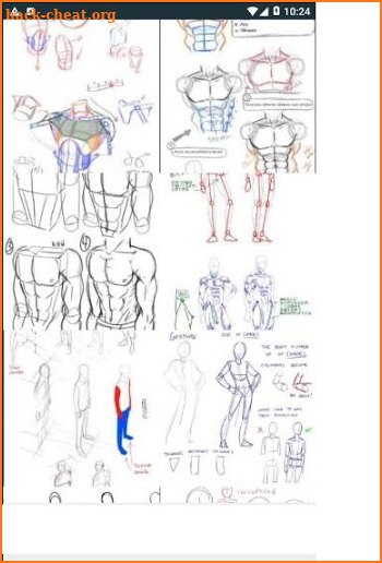 Drawing Tutorial Human Body screenshot
