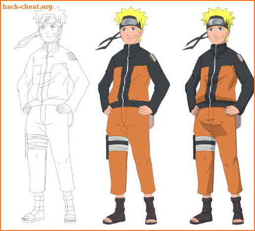 Drawing Tutorial Naruto (Step by Step) screenshot