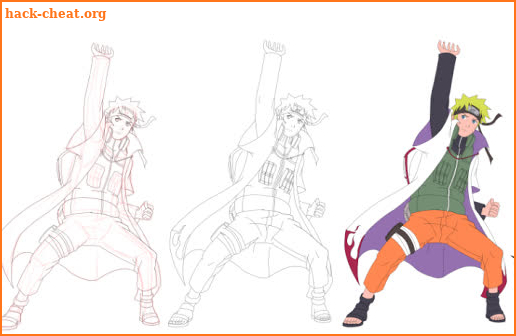 Drawing Tutorial Naruto (Step by Step) screenshot