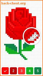 Draw.ly - Color by Number Pixel Art Coloring screenshot